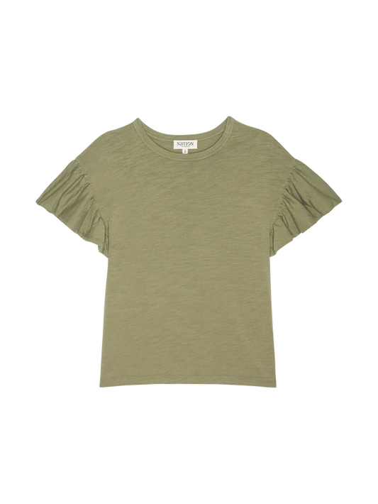 Camille Ruffle Tee