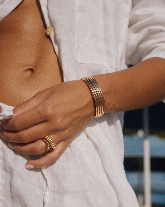 The Ridged Positano Cuff