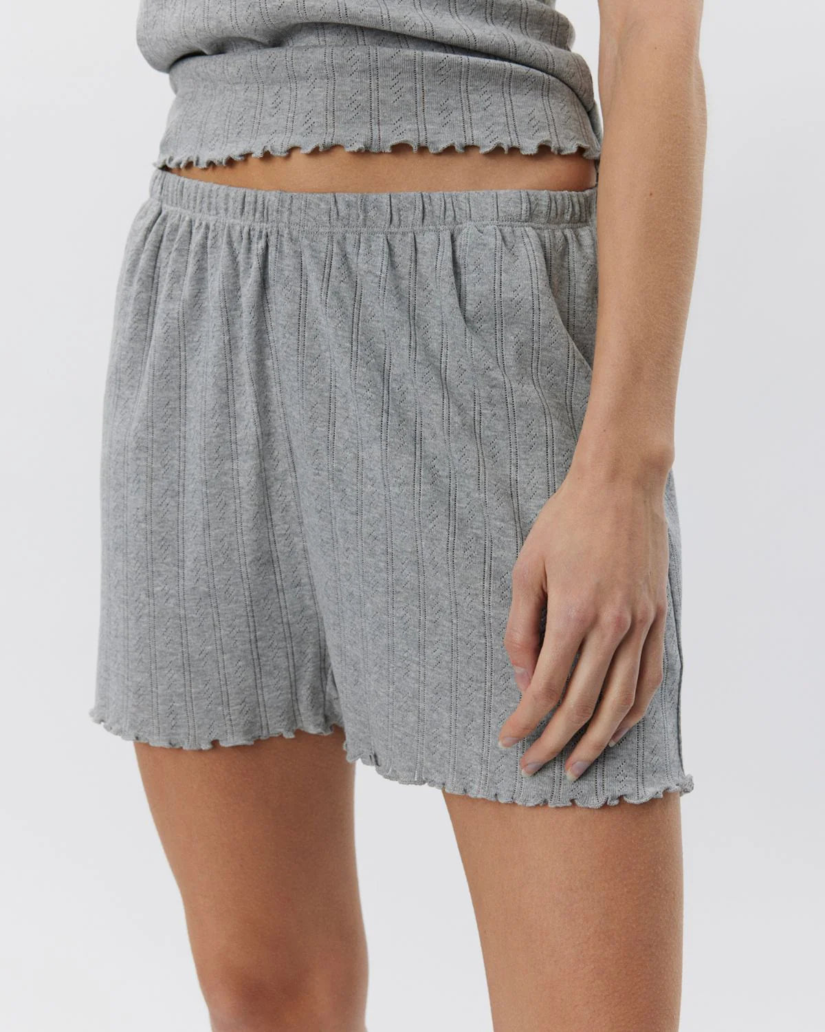 Hazel | Pointelle Shorts