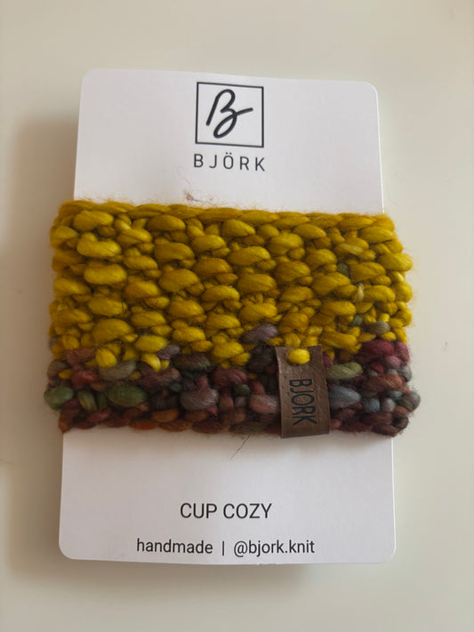 Hand Knit Cup Cozy