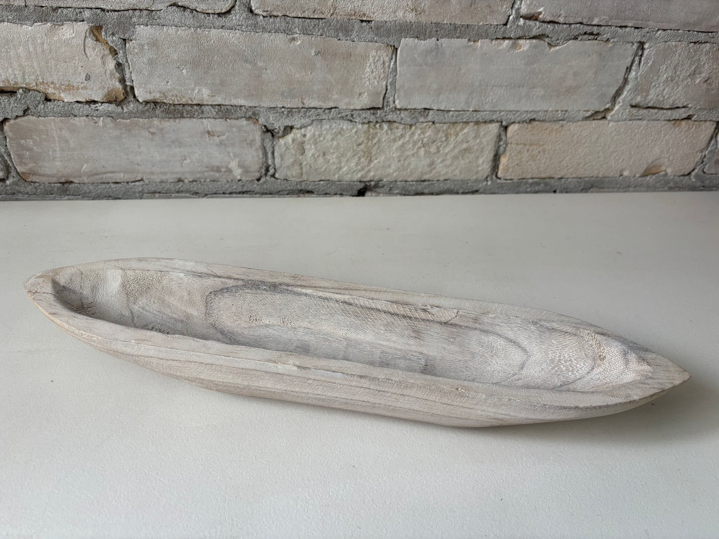 Wooden Oval Boat