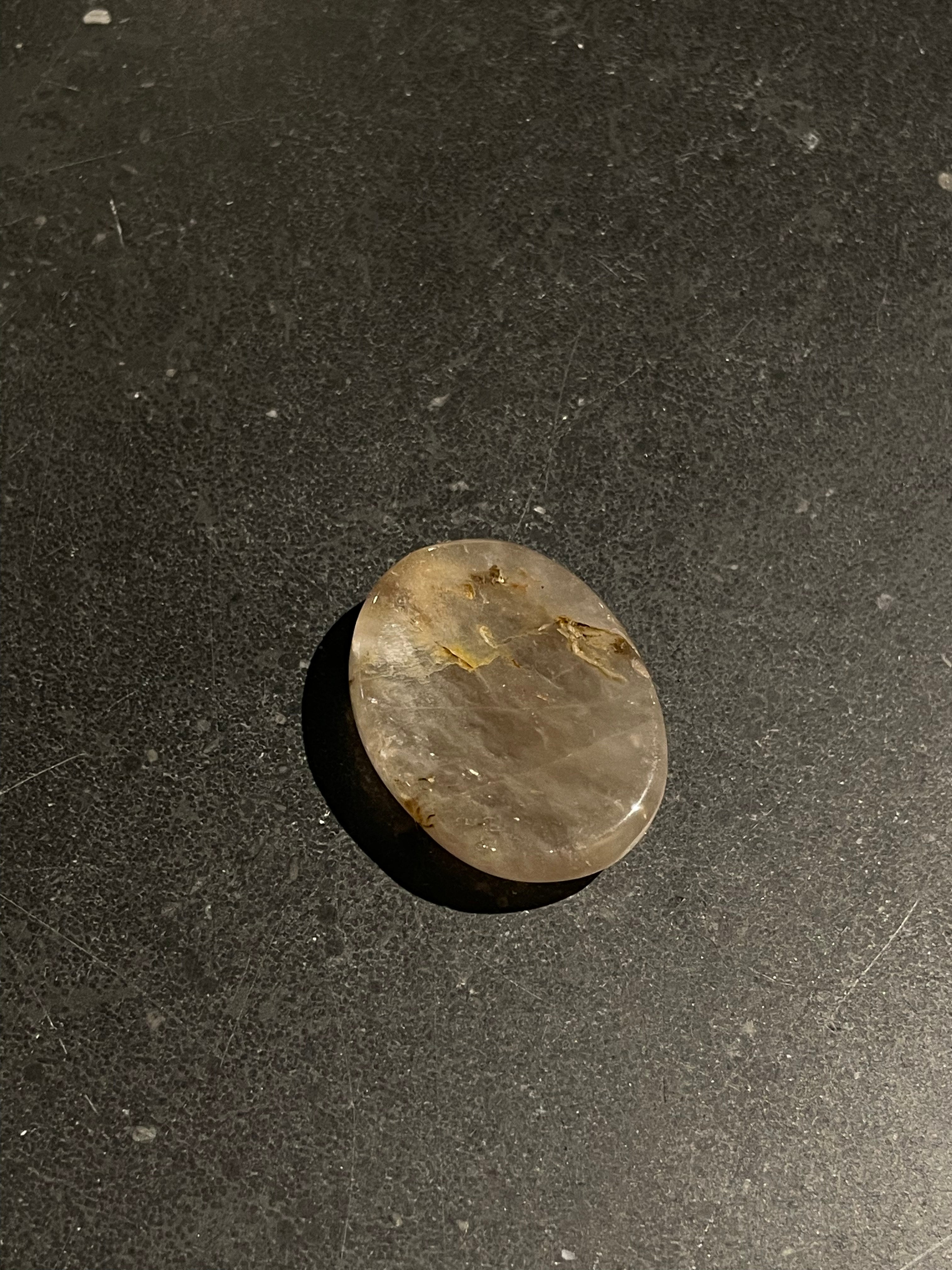 Smoky Quartz Worry Stone