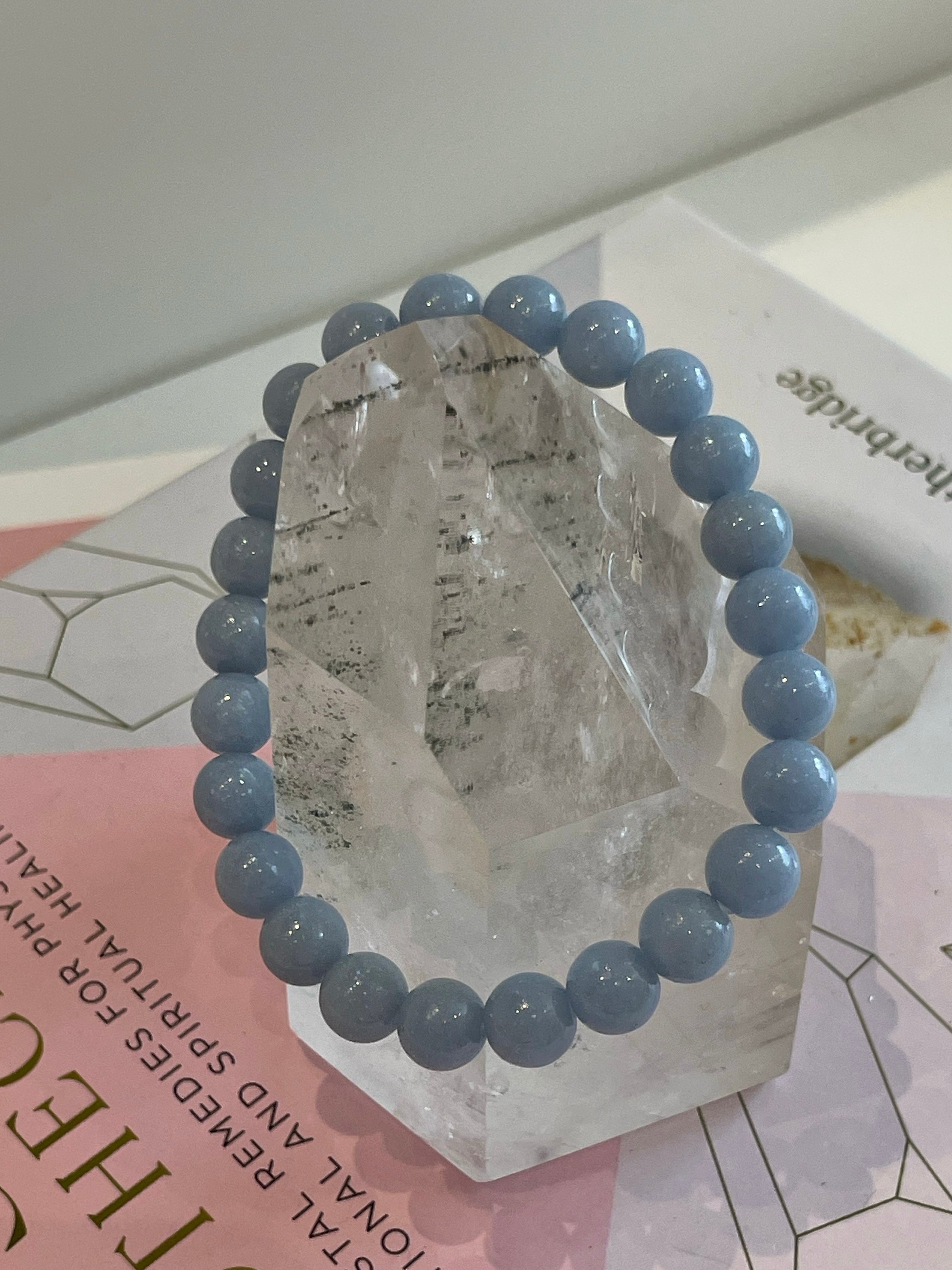 Angelite bracelet