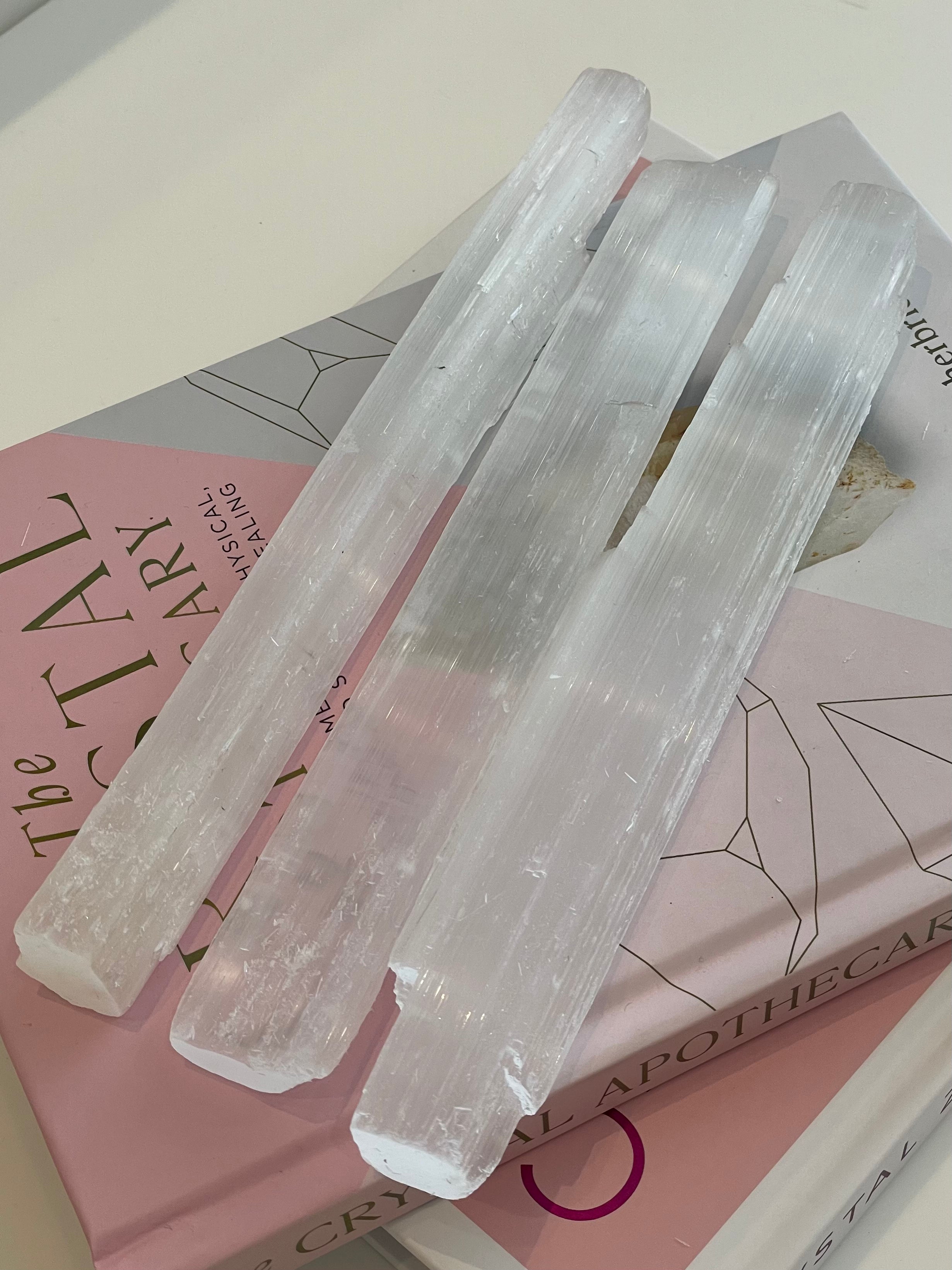 Selenite wands