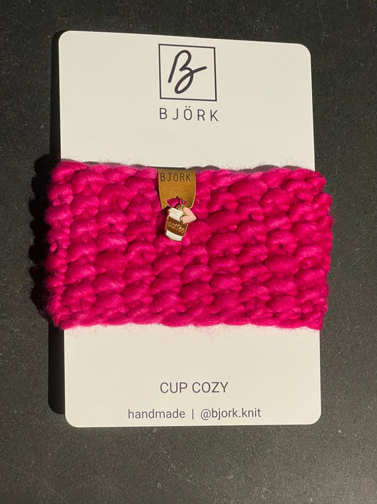Hand Knit Cup Cozy