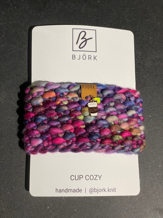 Hand Knit Cup Cozy