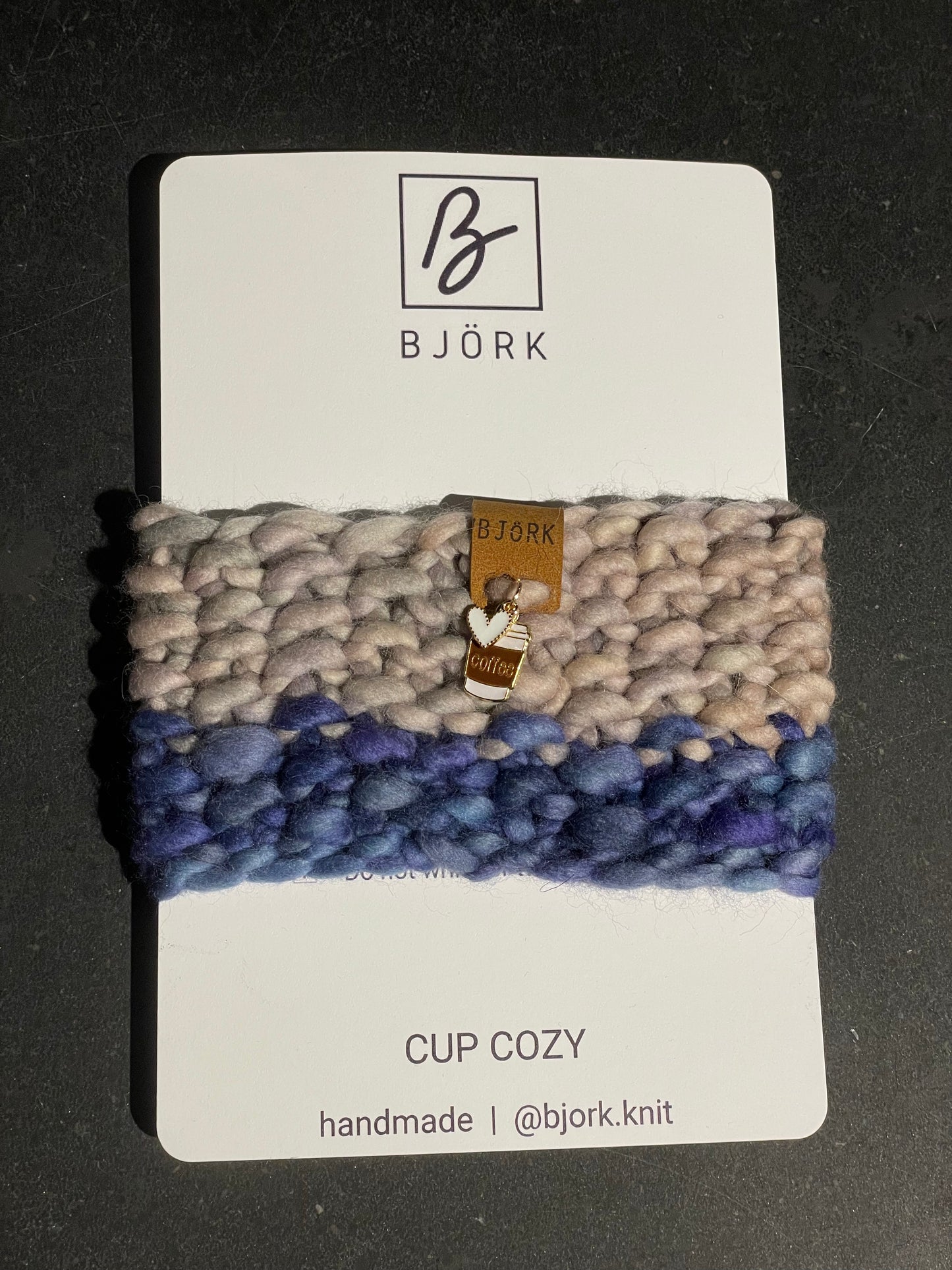 Hand Knit Cup Cozy