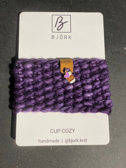 Hand Knit Cup Cozy
