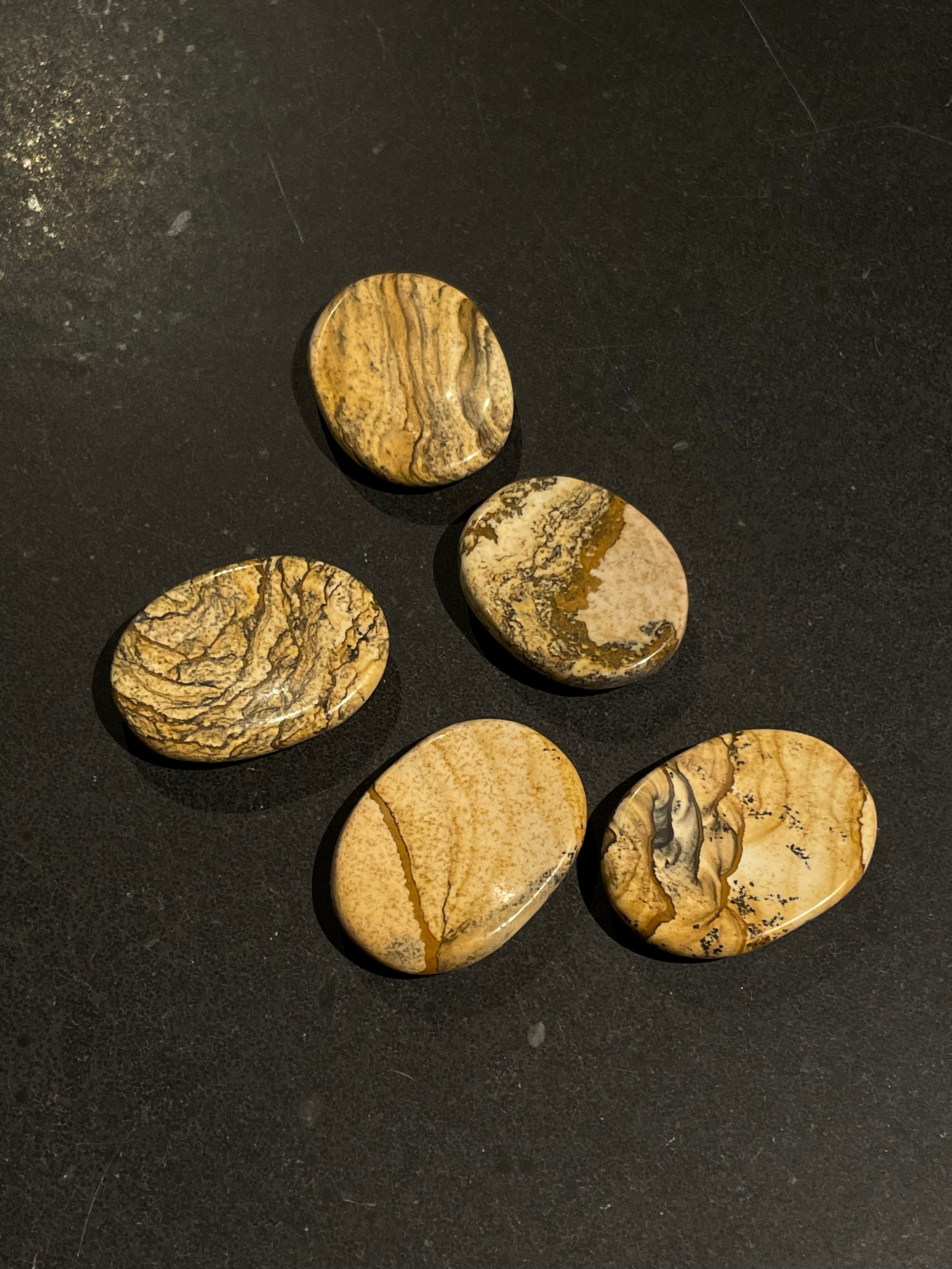 Picture Jasper Worry Stone