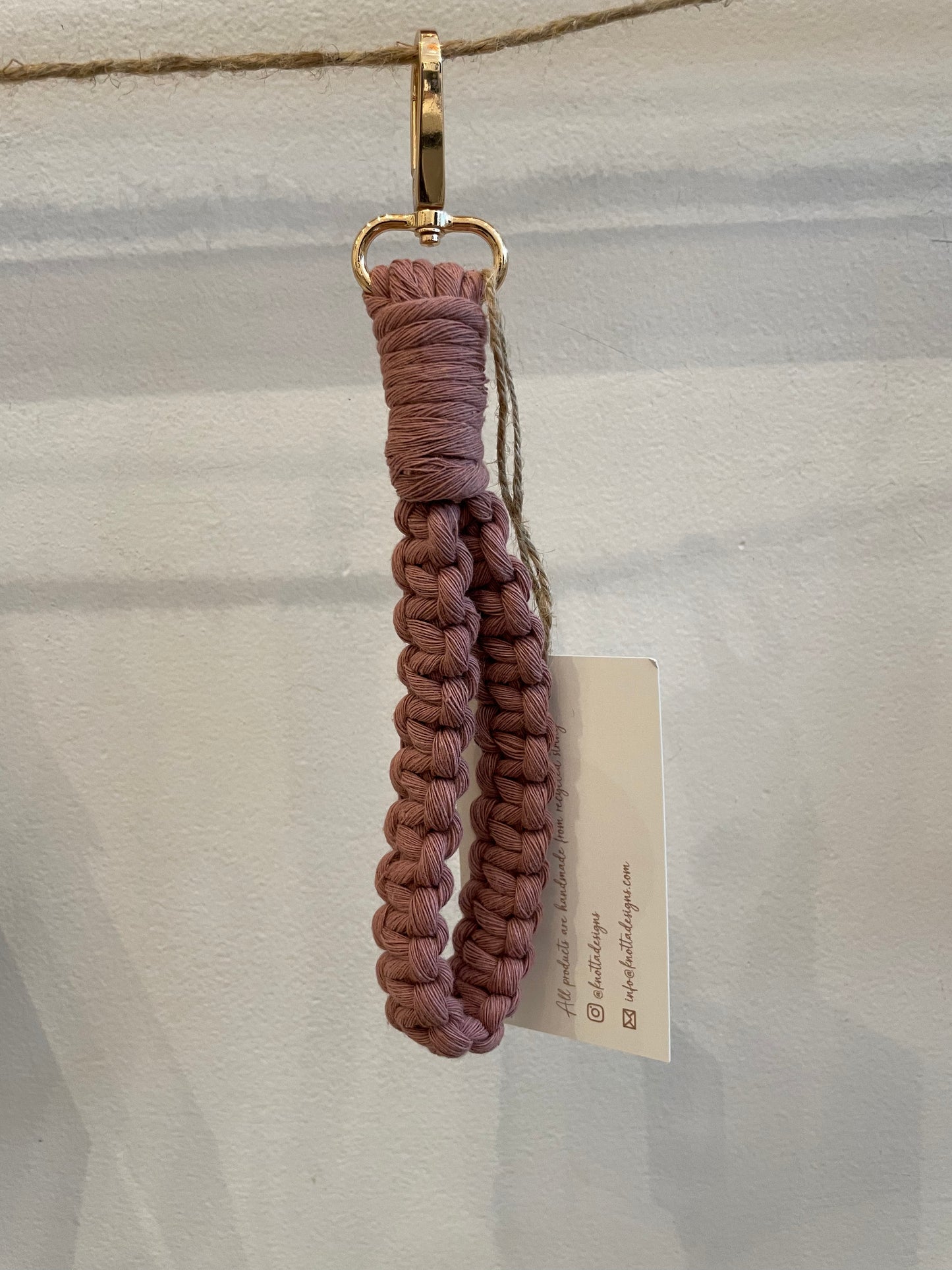 Long Macrame Keychain