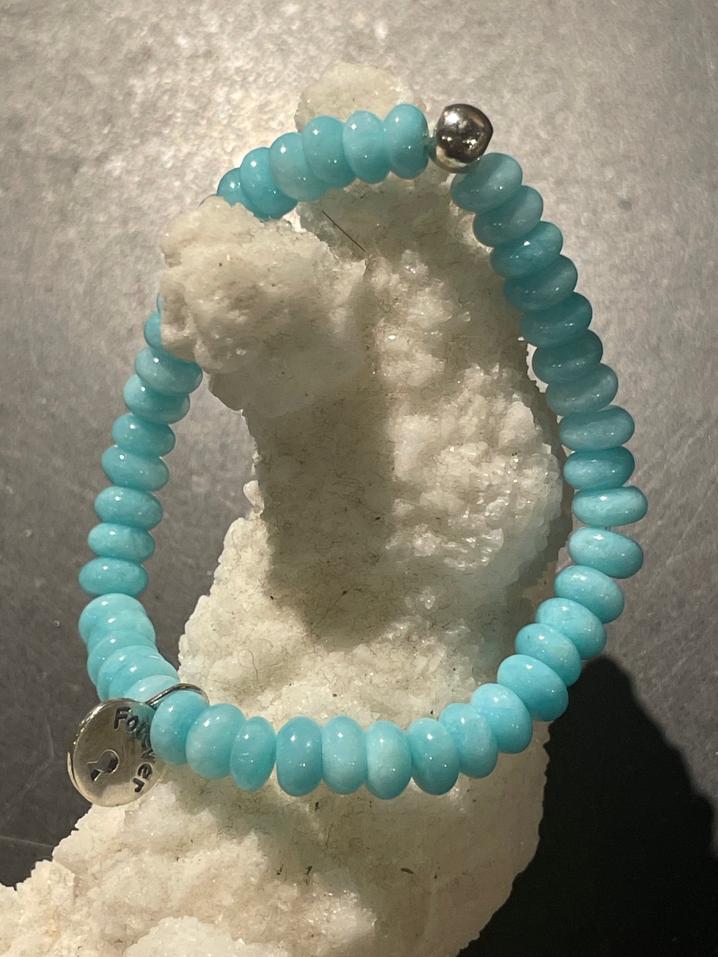 Amazonite Bracelet | With Sterling Silver Lock