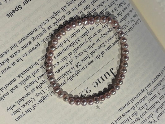 Freshwater Pink Pearl Bracelet