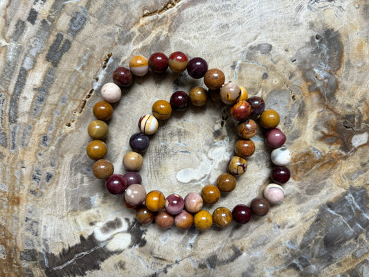Mookaite Jasper | Beaded Bracelet