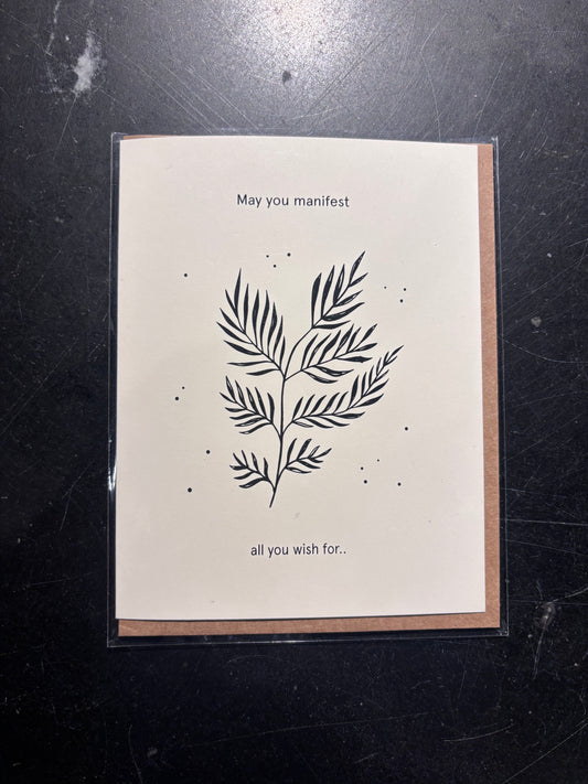 May You Manifest | Greeting Card