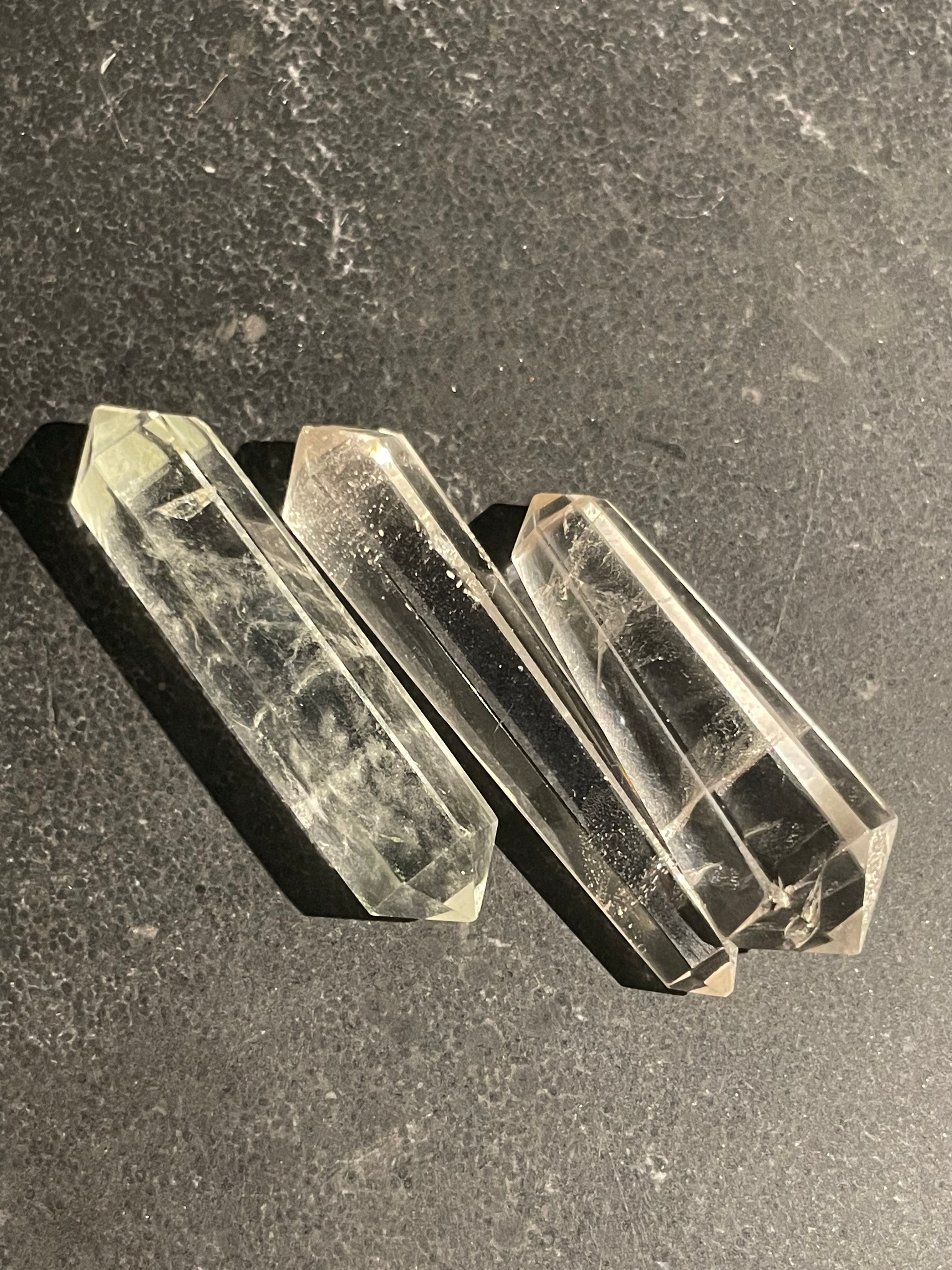 Clear Quartz Double Pointed Wand