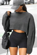 Raglan Crop Long Sleeve