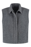 Jolie | Wool Zip Up Vest