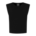 The Moon Padded Shoulder Top
