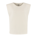 The Moon Padded Shoulder Top