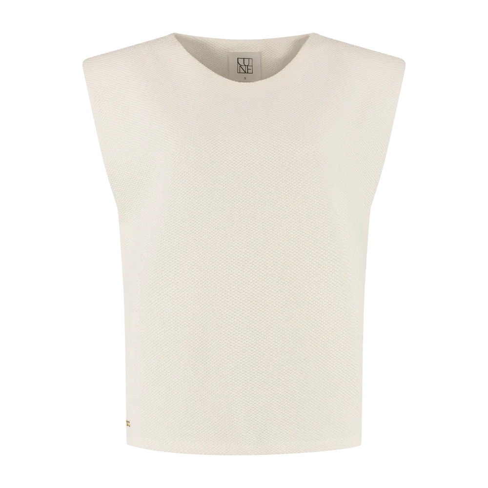 The Moon Padded Shoulder Top