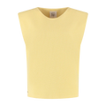 The Moon Padded Shoulder Top