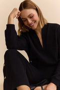 Moon V-Neck Blouse