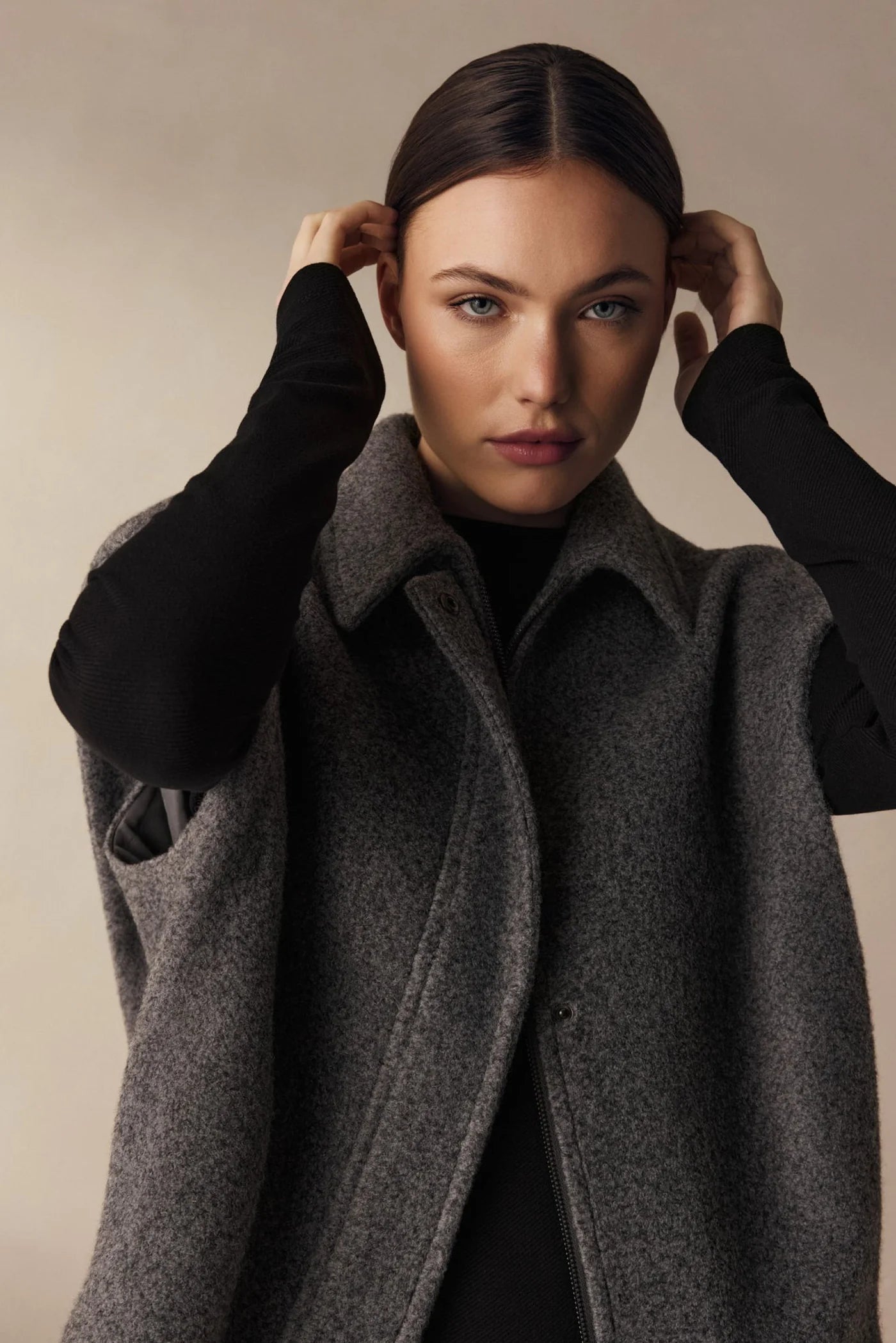 Jolie | Wool Zip Up Vest