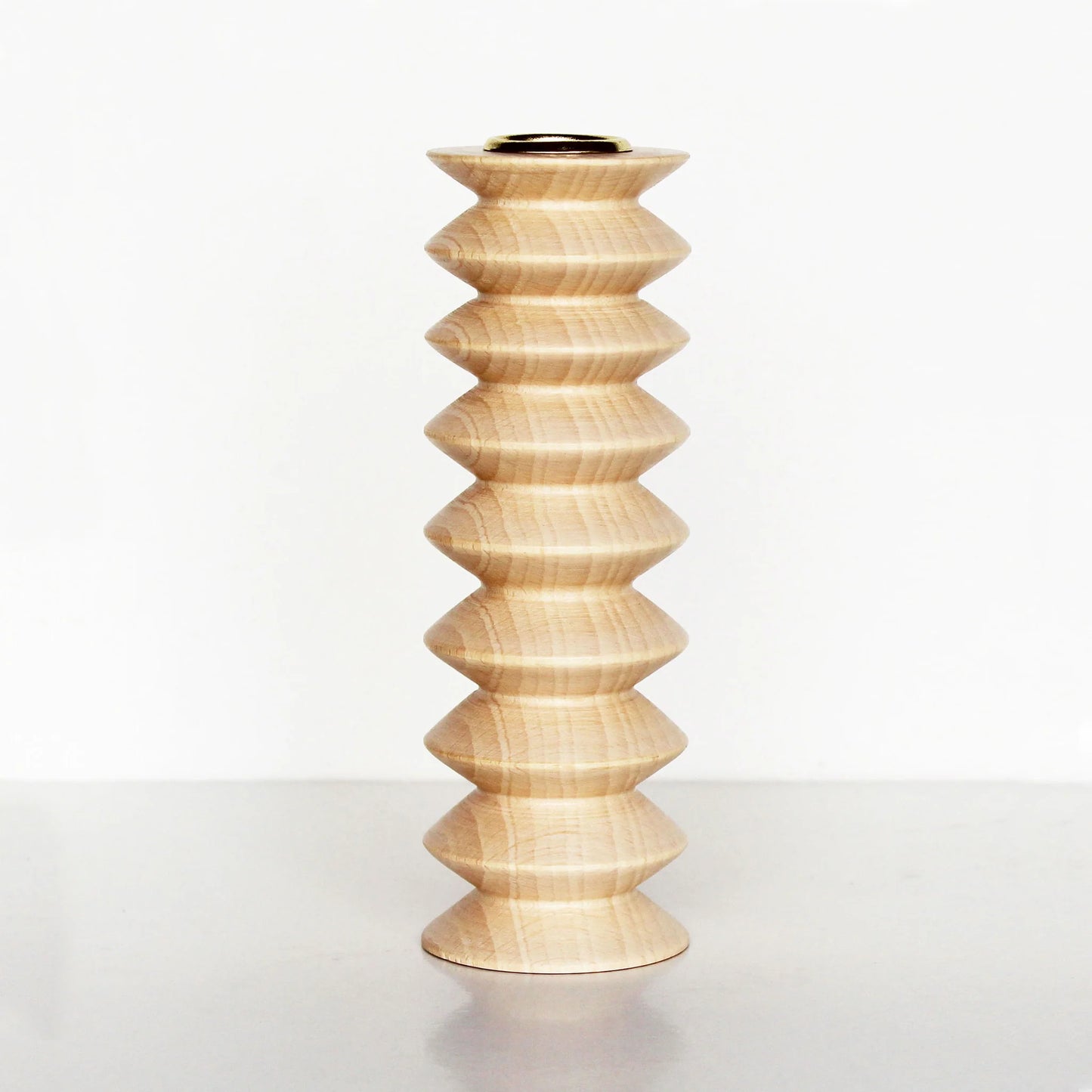 Totem Wooden Candle Holder | Tall Nº 2