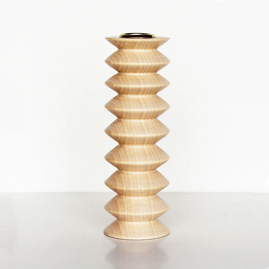 Totem Wooden Candle Holder | Tall Nº 2