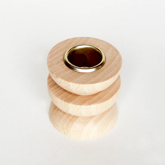 Totem Wooden Candle Holder | Short Nº 4