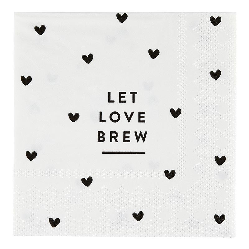 Let Love Brew | Napkins