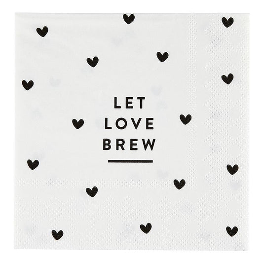 Let Love Brew | Napkins