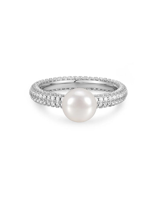 Pearl Pave Amalfi Ring