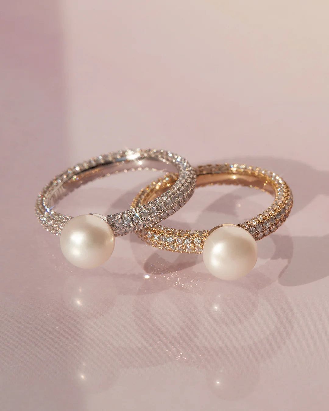 Pearl Pave Amalfi Ring