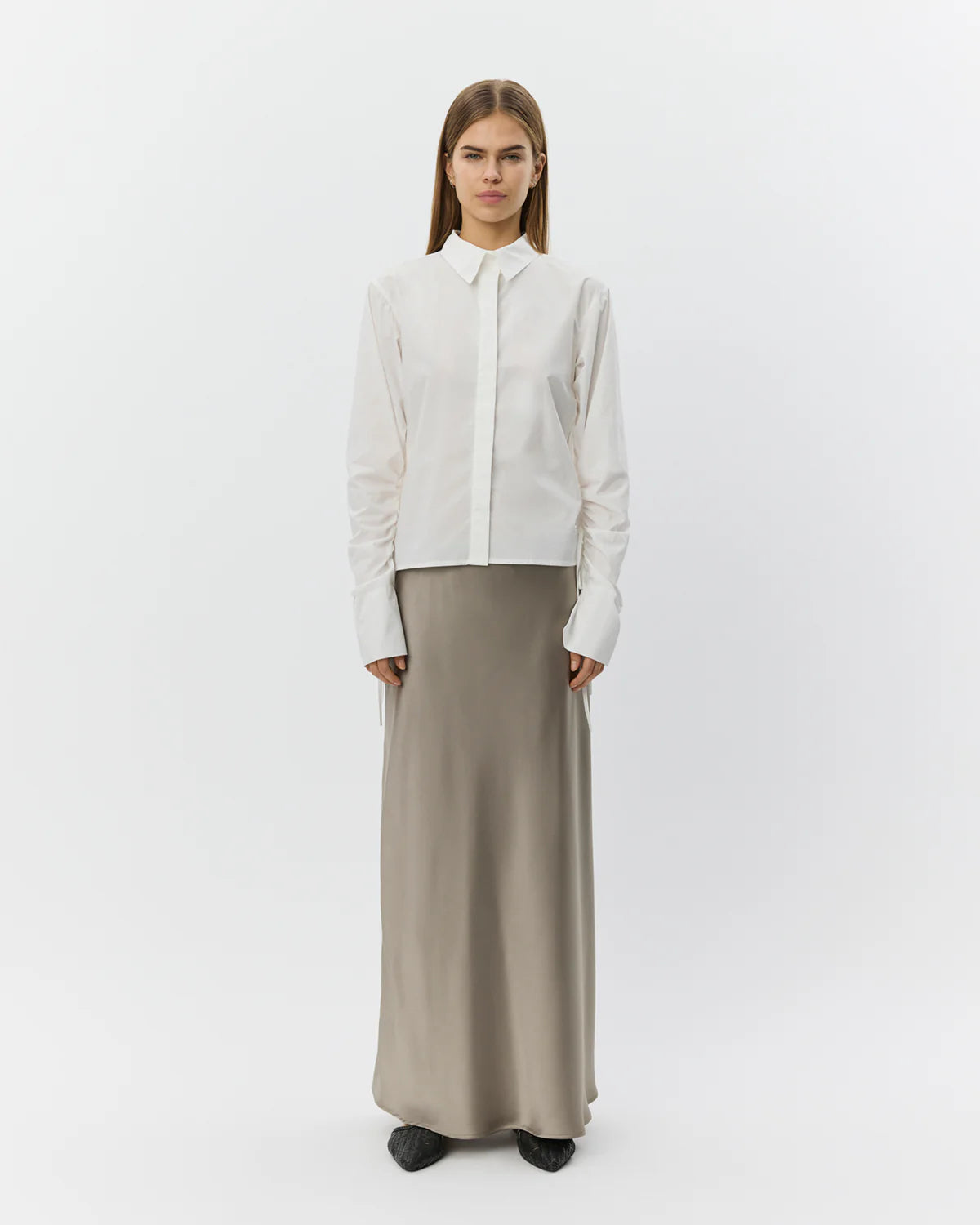 SOFIRA | Satin Slip Skirt