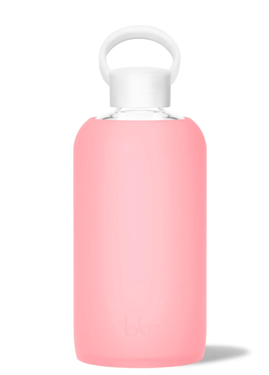 BKR | 1L Glass + Silicone Water Bottle