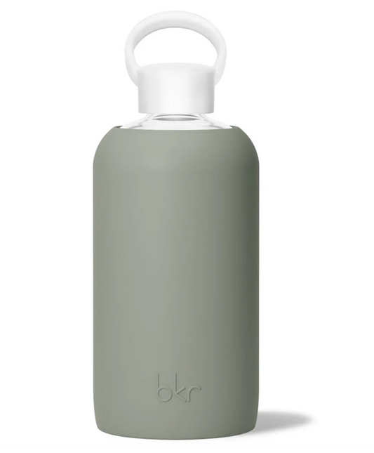 BKR | 1L Glass + Silicone Water Bottle