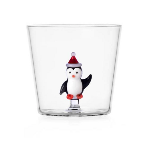 Tumbler | Penguin with a Christmas Hat