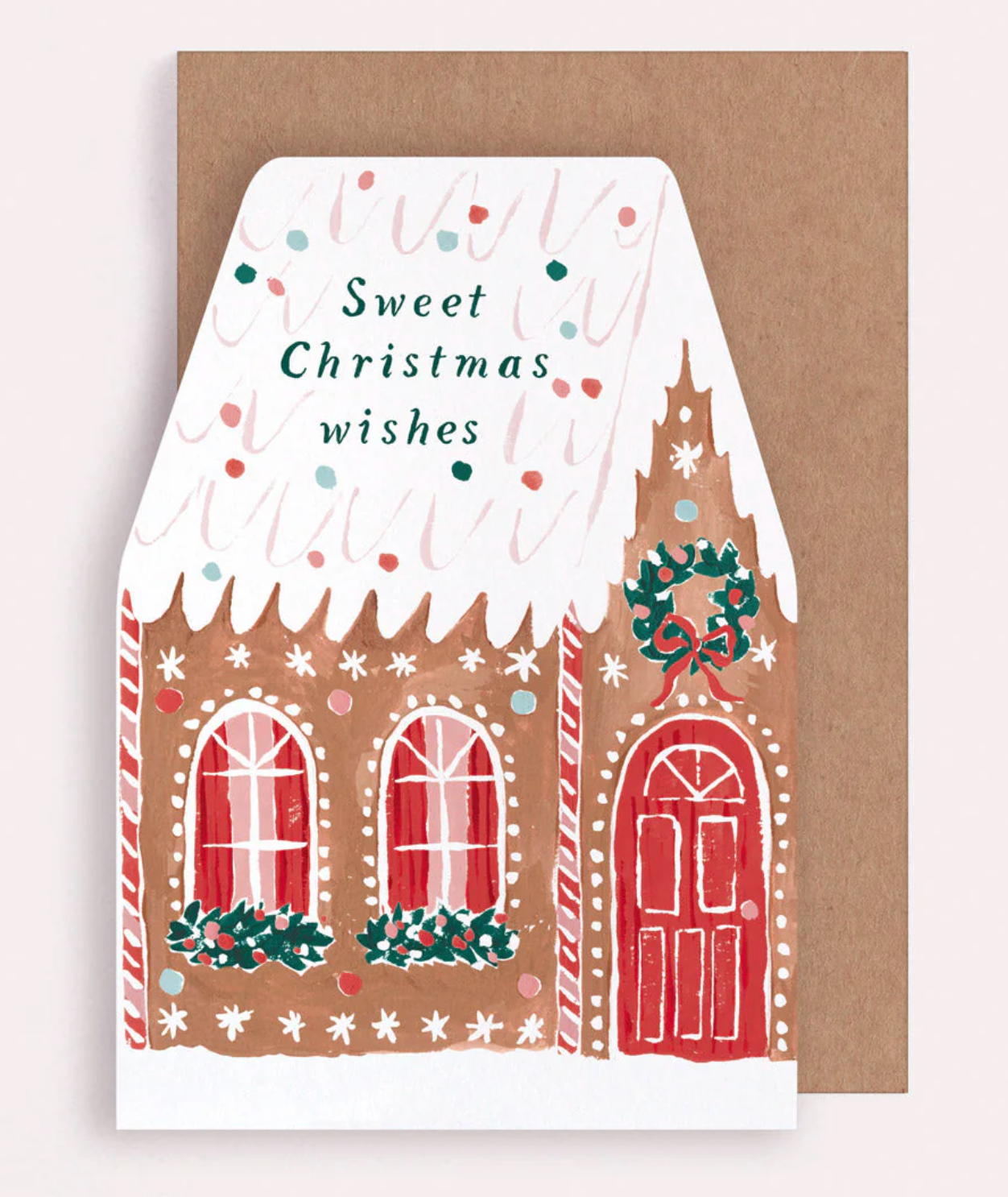 Gingerbread House Christmas Card