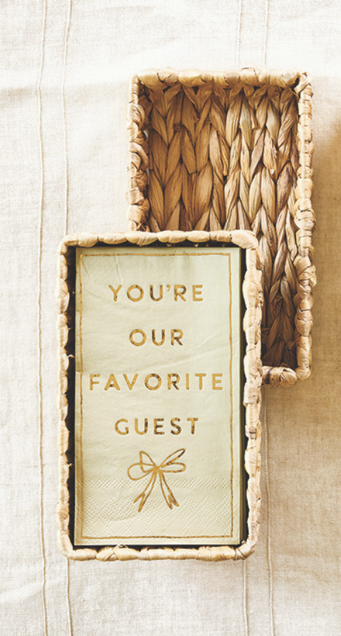 Hyacinth Guest Napkin Tray