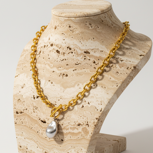 Dina | Duo Tone Necklace