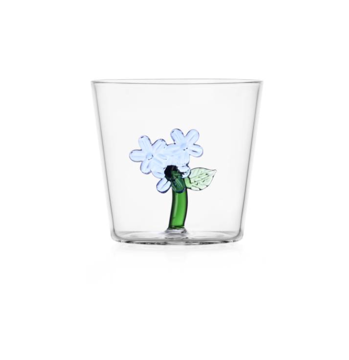 Tumbler | Light Blue Flower