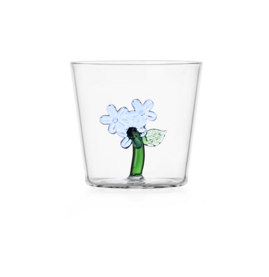 Tumbler | Light Blue Flower