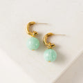 Sorrento | Amazonite Hoops