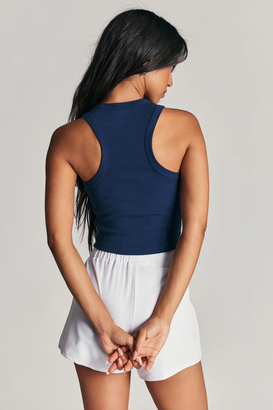 Racer Tank | Ribbed
