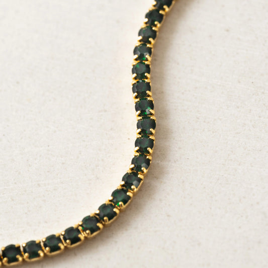 Tennis Necklace | Emerald
