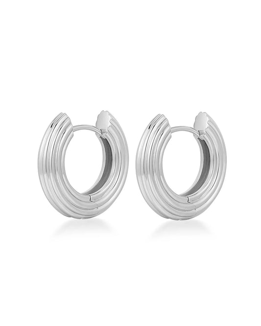 The Mini Ridged Amalfi Hoops