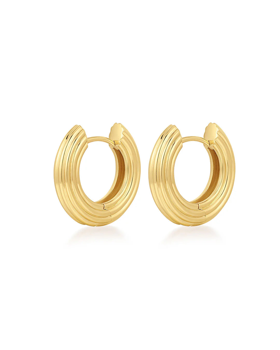 The Mini Ridged Amalfi Hoops