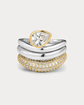 The Marais Wave Ring Set
