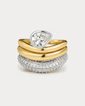 The Marais Wave Ring Set